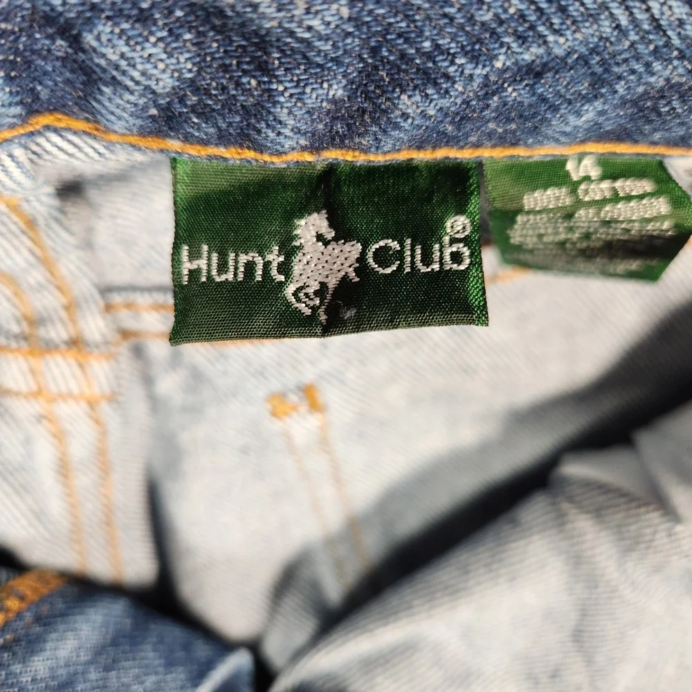 Vintage Hunt Club Shorts Women's Size 14 Blue‎ Relaxed Fit Denim